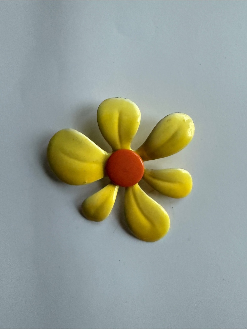 Yellow & Orange Floral Brooch - Women Jewelry Brooches - Picture 3 of 5